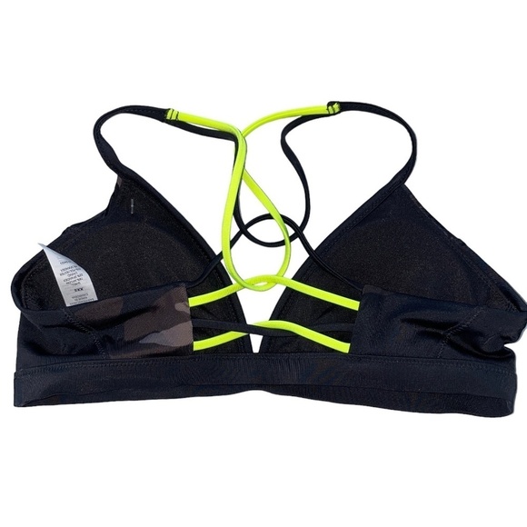 NWOT Athleta Freestyle Camo Triangle Bikini Swimsuit Top Swim Neutral - Picture 5 of 6